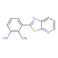 Chemical structure of 2-methyl-3-{[1,3]thiazolo[5,4-b]pyridin-2-yl}aniline - CSSB00003624214