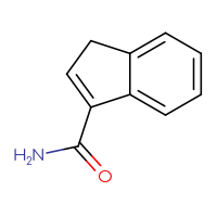 Chemical structure of 1H-indene-3-carboxamide - CSSB00000077358
