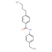Chemical structure of 4-butyl-N-(4-ethylphenyl)benzamide - CSSB02044962911