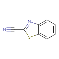 Chemical structure of 1,3-benzothiazole-2-carbonitrile - CSSB00000090373
