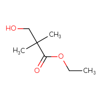 Chemical structure of ethyl 3-hydroxy-2,2-dimethylpropanoate - CSSB00011765865