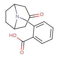 Chemical structure of 2-({3-oxo-8-azabicyclo[3.2.1]octan-8-yl}methyl)benzoic acid - CSSB00037168864