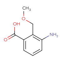 Chemical structure of 3-amino-2-(methoxymethyl)benzoic acid - CSSB00028905278