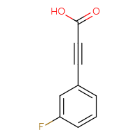 Chemical structure of 3-(3-fluorophenyl)prop-2-ynoic acid - CSSB00011892744