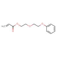 Chemical structure of 2-(2-phenoxyethoxy)ethyl prop-2-enoate - CSSB06595020255