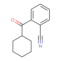 Chemical structure of 2-cyclohexanecarbonylbenzonitrile - CSSB00010008906