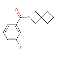 Chemical structure of 2-(3-bromobenzoyl)-2-azaspiro[3.3]heptane - CSSB00109390090