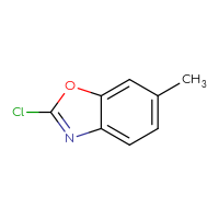 Chemical structure of 2-chloro-6-methyl-1,3-benzoxazole - CSSB00011659342