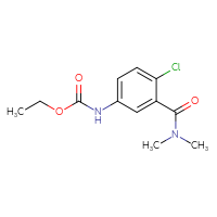 Chemical structure of ethyl N-[4-chloro-3-(dimethylcarbamoyl)phenyl]carbamate - CSSB00000772626