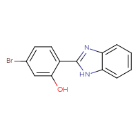 Chemical structure of 2-(1H-1,3-benzodiazol-2-yl)-5-bromophenol - CSSB00000918122