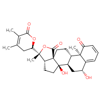 Chemical structure of (1R,2R,5S,6R,9R,12S,13R,19R)-6-[(2R)-4,5-dimethyl-6-oxo-3,6-dihydro-2H-pyran-2-yl]-2,19-dihydroxy-6,13-dimethyl-7-oxapentacyclo[10.8.0.0²,⁹.0⁵,⁹.0¹³,¹⁸]icosa-15,17-diene-8,14-dione - CSSB21509663957