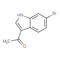 Chemical structure of 1-(6-bromo-1H-indol-3-yl)ethan-1-one - CSSB00000752476