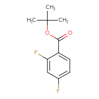 Chemical structure of tert-butyl 2,4-difluorobenzoate - CSSB00011942496