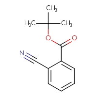 Chemical structure of tert-butyl 2-cyanobenzoate - CSSB00052025855