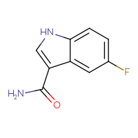 Chemical structure of 5-fluoro-1H-indole-3-carboxamide - CSSB00000087482