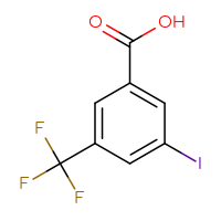 Chemical structure of 3-iodo-5-(trifluoromethyl)benzoic acid - CSSB00000060273