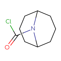 Chemical structure of 9-azabicyclo[3.3.1]nonane-9-carbonyl chloride - CSSB00023269049