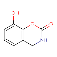 Chemical structure of 8-hydroxy-3,4-dihydro-2H-1,3-benzoxazin-2-one - CSSB00015961793
