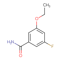 Chemical structure of 3-ethoxy-5-fluorobenzamide - CSSB06258387903