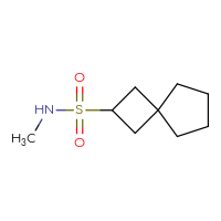 Chemical structure of N-methylspiro[3.4]octane-2-sulfonamide - CSSB02268893431