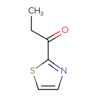 Chemical structure of 1-(1,3-thiazol-2-yl)propan-1-one - CSSB00000031915