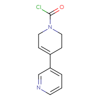 Chemical structure of 1',2',3',6'-tetrahydro-[3,4'-bipyridine]-1'-carbonyl chloride - CSSB14959847877