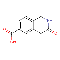 Chemical structure of 3-oxo-1,2,3,4-tetrahydroisoquinoline-6-carboxylic acid - CSSB00135112119