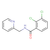 Chemical structure of 2,3-dichloro-N-[(pyridin-2-yl)methyl]benzamide - CSSB00104031958