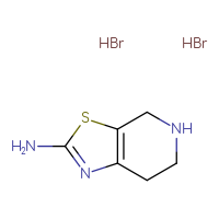 Chemical structure of 4H,5H,6H,7H-[1,3]thiazolo[5,4-c]pyridin-2-amine dihydrobromide - CSSB00025750830