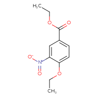 Chemical structure of ethyl 4-ethoxy-3-nitrobenzoate - CSSB00000296560