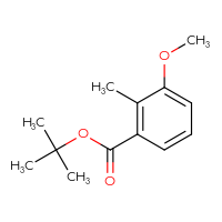 Chemical structure of tert-butyl 3-methoxy-2-methylbenzoate - CSSB00010751938