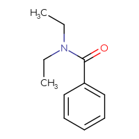 Chemical structure of N,N-diethylbenzamide - CSSB00000158740