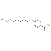 Chemical structure of 4-(octyloxy)benzoic acid - CSSB00000389985