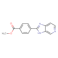 Chemical structure of methyl 4-{3H-imidazo[4,5-c]pyridin-2-yl}benzoate - CSSB00026453209