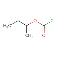 Chemical structure of butan-2-yl carbonochloridate - CSSB00011995744