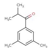 Chemical structure of 1-(3,5-dimethylphenyl)-2-methylpropan-1-one - CSSB00011374084