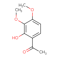 Chemical structure of 1-(2-hydroxy-3,4-dimethoxyphenyl)ethan-1-one - CSSB00000061221