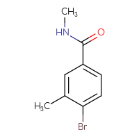 Chemical structure of 4-bromo-N,3-dimethylbenzamide - CSSB00013065384