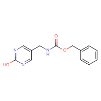 Chemical structure of benzyl N-[(2-hydroxypyrimidin-5-yl)methyl]carbamate - CSSB20820743476