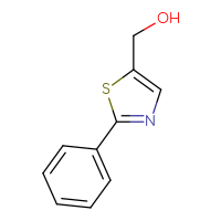 Chemical structure of (2-phenyl-1,3-thiazol-5-yl)methanol - CSSB00000752698