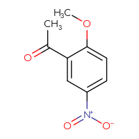Chemical structure of 1-(2-methoxy-5-nitrophenyl)ethan-1-one - CSSB00011766063