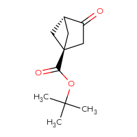 Chemical structure of tert-butyl (1r,4r)-3-oxobicyclo[2.1.1]hexane-1-carboxylate - CSSB20813982570