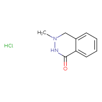 Chemical structure of 3-methyl-1,2,3,4-tetrahydrophthalazin-1-one hydrochloride - CSSB00025784392
