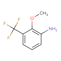 Chemical structure of 2-methoxy-3-(trifluoromethyl)aniline - CSSB00000062297
