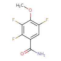Chemical structure of 2,3,5-trifluoro-4-methoxybenzamide - CSSB00011068875