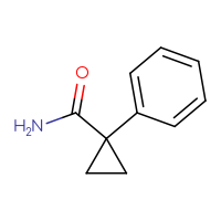 Chemical structure of 1-phenylcyclopropane-1-carboxamide - CSSB00000192825