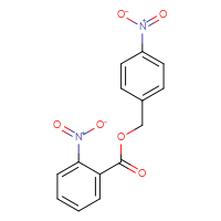 Chemical structure of (4-nitrophenyl)methyl 2-nitrobenzoate - CSSB00104470768