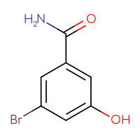 Chemical structure of 3-bromo-5-hydroxybenzamide - CSSB00010084318