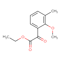 Chemical structure of ethyl 2-(2-methoxy-3-methylphenyl)-2-oxoacetate - CSSB00053902825