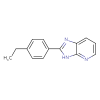 Chemical structure of 2-(4-ethylphenyl)-3H-imidazo[4,5-b]pyridine - CSSB00000916862